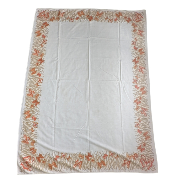Vintage 70s Emilio Pucci Rectangular Butterfly Tablecloth - Picture 3 of 5